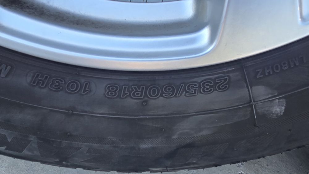 Jante pe 18 originale mercedes glc  cu cauciucuri