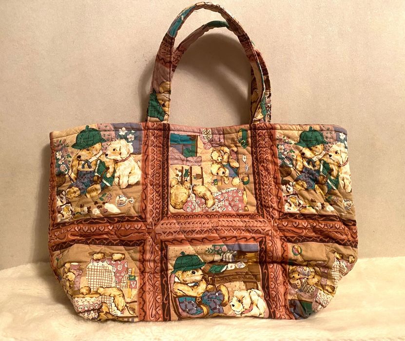 Стеганая сумка тоут