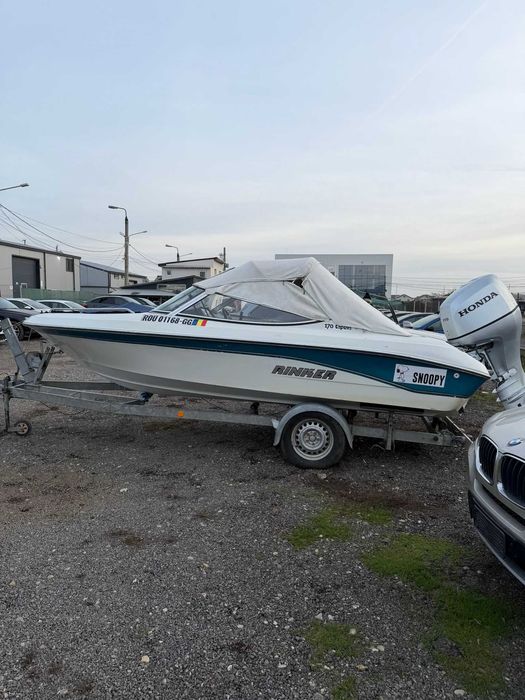 Barca Rinker Captiva 170 MOTOR HONDA 115 CP 2022 SI 100 DE ORE peridoc