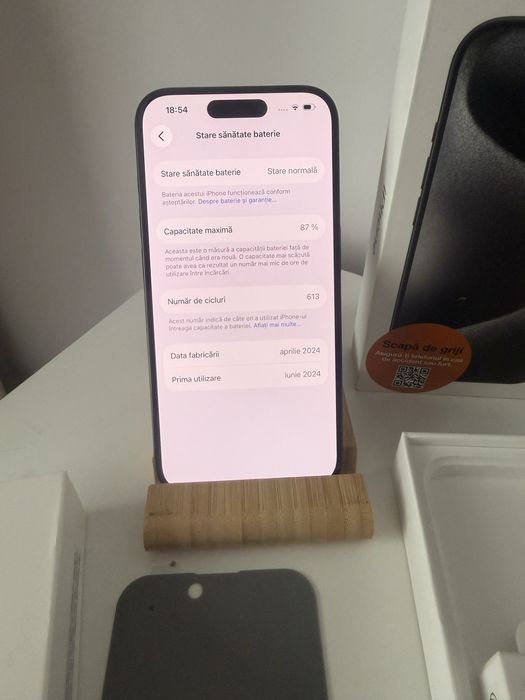 iPhone 15 Pro, 128Gb, Bat 87%, 10/10