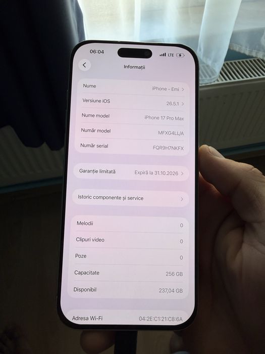 iPhone 17 pro max E SIM