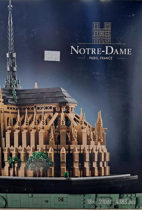 LEGO Architecture Notre-Dame de Paris 21061 – 4.383 piese – SIGILAT