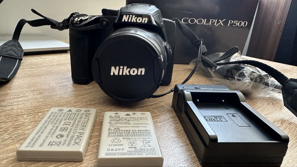 Професионален апарат Nikon Coolpix P500 36X Optical Zoom