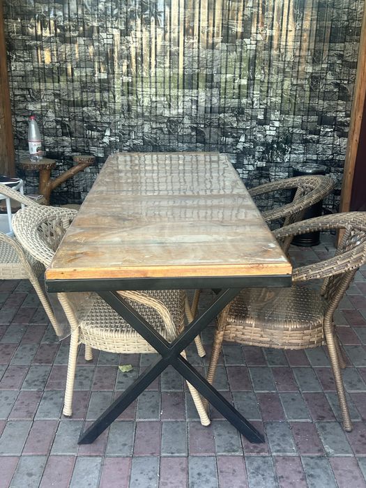 Столы стулья мангал