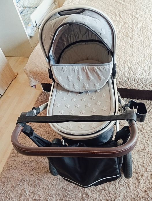 Бебешка количка 3в1 Lorelli Boston сива