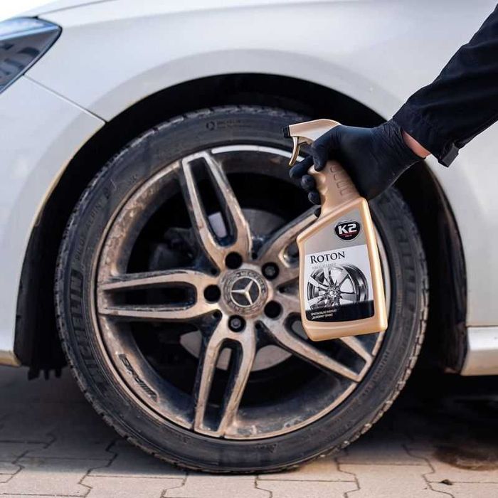 Препарат за почистване на джанти K2 ROTON (червен ефект) 700мл.
