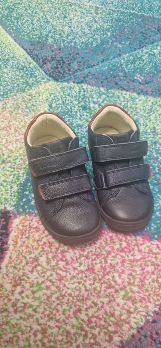 Pantofiori din piele naturala bleumarin Lasoki 26