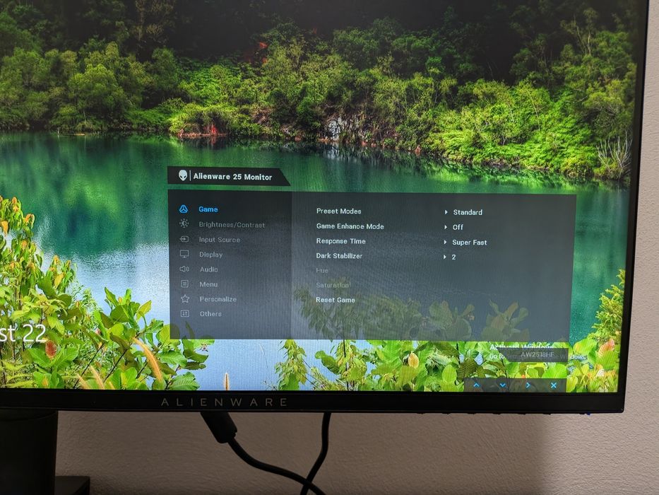Monitor Gaming Alienware AW2518HF 24.5" 240Hz