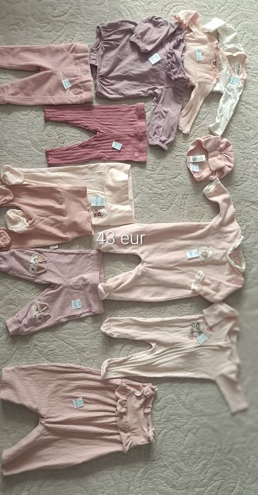 Лот-21 бр.Бодита къс/дълъг ръкав, ританки, гащеризон, пижамкаки, клинч