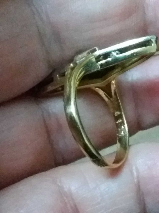 Кольцо 750 пробы. Советское
