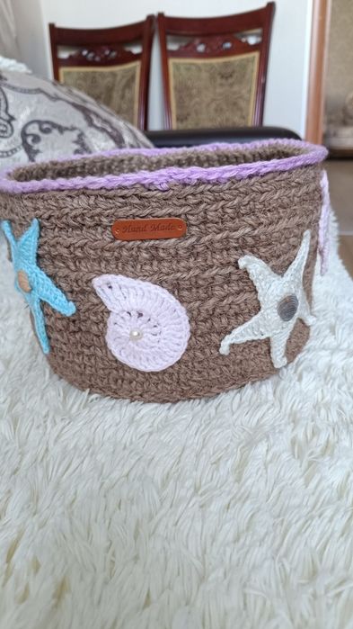 Корзина из джута