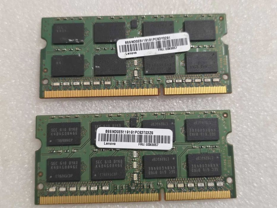 Kit memorie RAM laptop Samsung 16GB (2 x 2GB) PC3 DDR3 1600MHz 1.35V