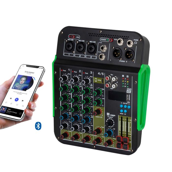 XTUGA MG75 микшер звуковая карта с 99 эффектами