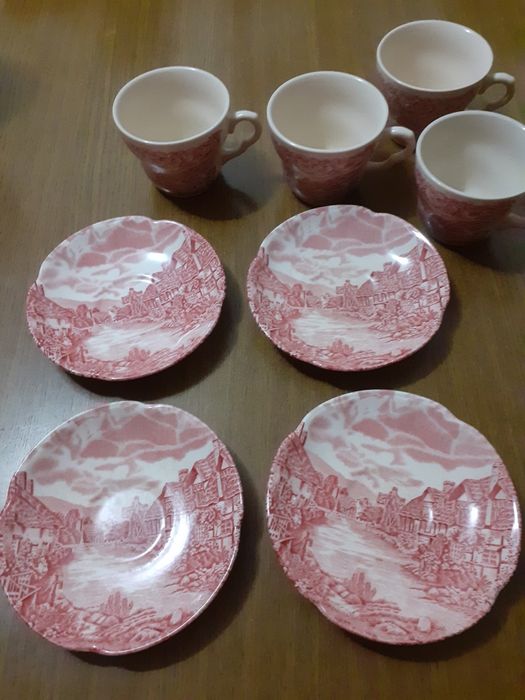 Set cești porțelan vechi Anglia.