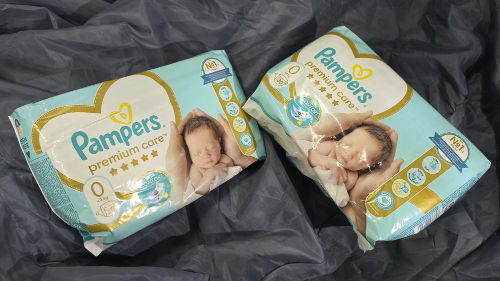 Пелени Pampers Premium Care 0, До 2,5 кг