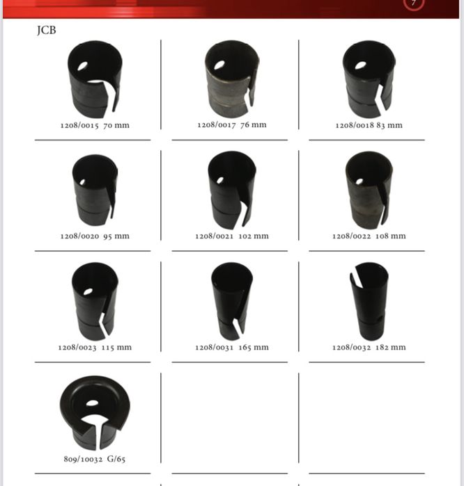 Пальцы втулки на экскаватор погрузчик