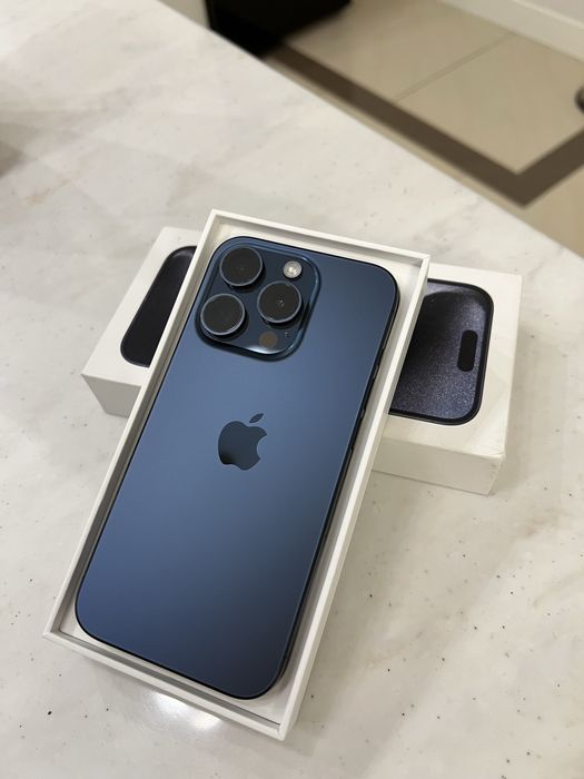 iPhone 15Pro 256gb Blue Titanium