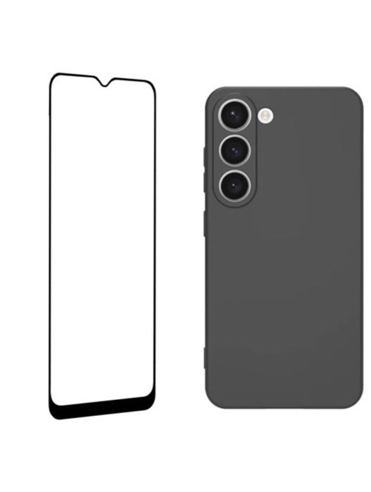 Samsung A51/A52/A53/A54/A55/A56 Pach Full Husa TPU + Folie Sticla Soft