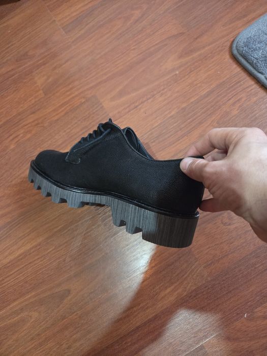 Pantof unicat piele emporio talpa inalta