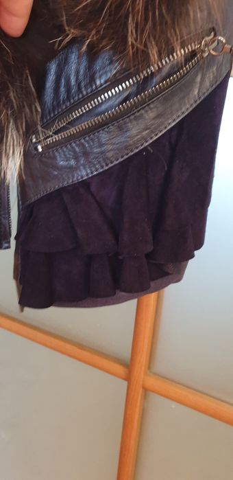 Жилет чернобурка