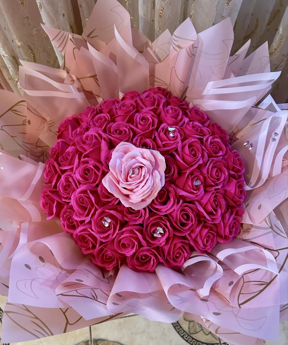 Buchete cu flori din sapun