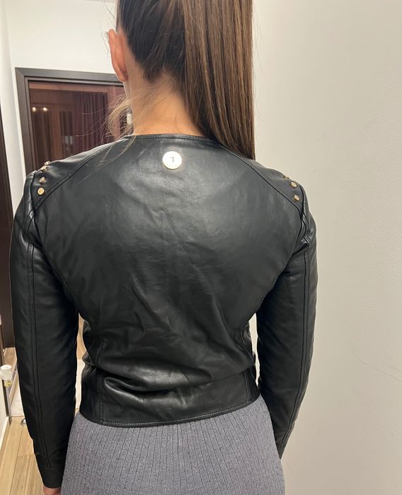 Дамско кожено яке Trussardi