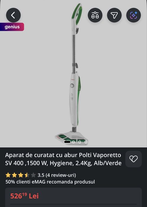 Mop cu abur Polti Vaporetto