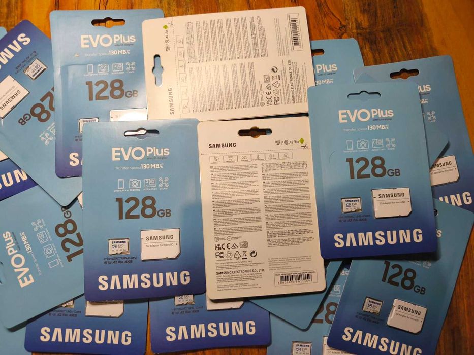 ЧИСТО НОВА Карта памет 128GB microSD Samsung EVO Plus, НАЙ НИСКА ЦЕНА!