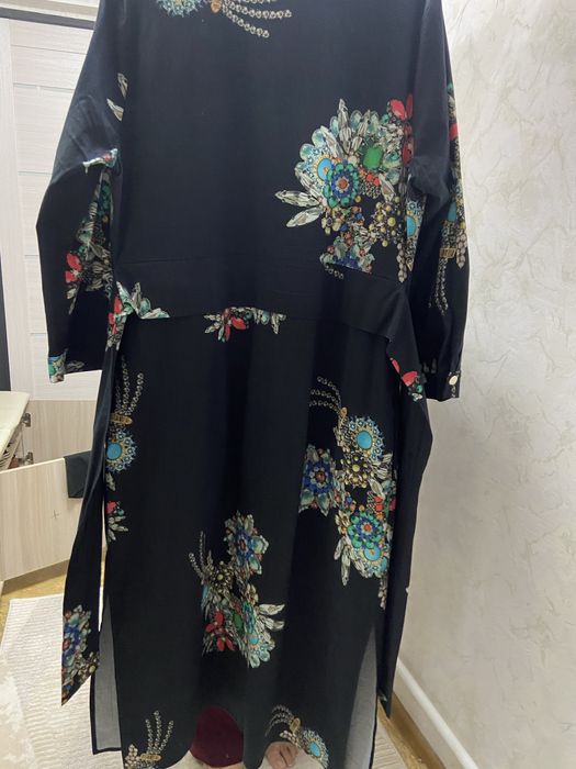 Платье длинное черное