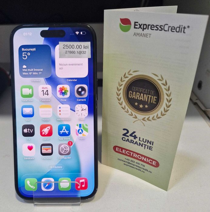 iPhone 15 128Gb 88% bateria (AG32 B27860.1) 2 ANI GARANTIE!