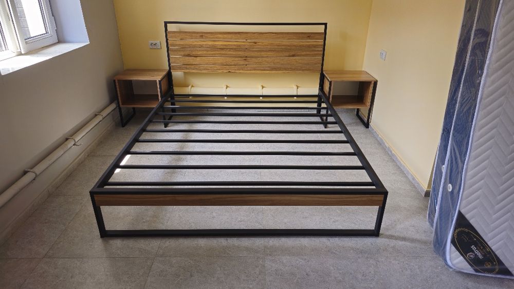 АКЦИЯ. Kravat (ДИАМОНД) кровать металлическая лофт стиле от производит