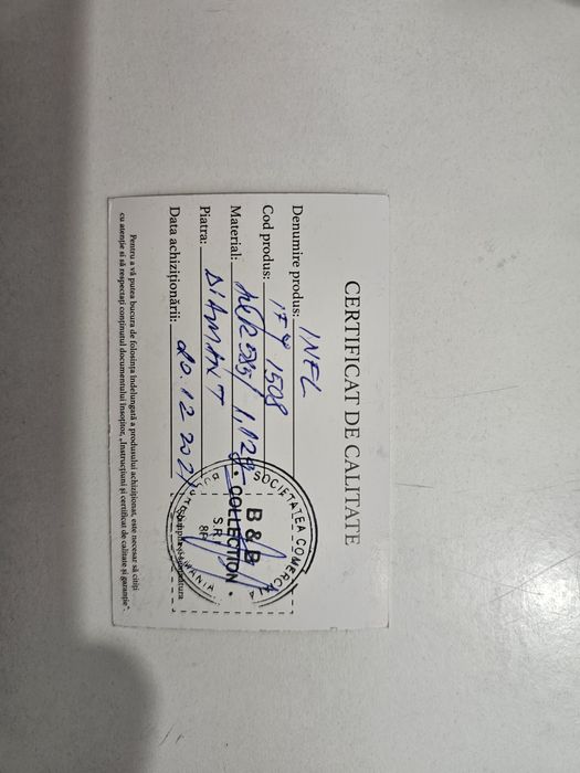 Inel de logodnă din aur de 14k cu diamant