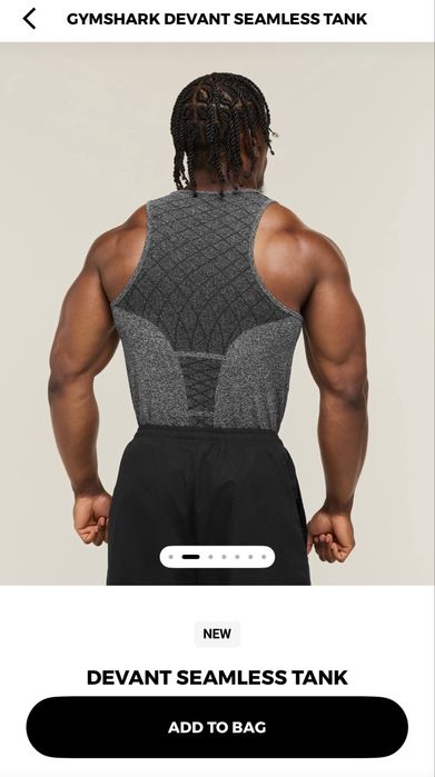 Gymshark Vând maieu devant ca nou