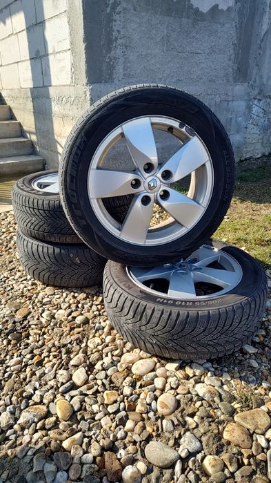 Jante Renault R16 5x114.3+Anvelope Allseason/Iarna 205/55/16