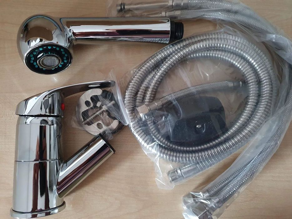 Baterie Scafa Casa Coafor Furtun Dus Extractibil Chiuveta monocomanda