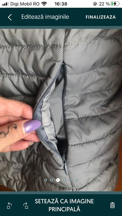 Geacă fâș scurtă