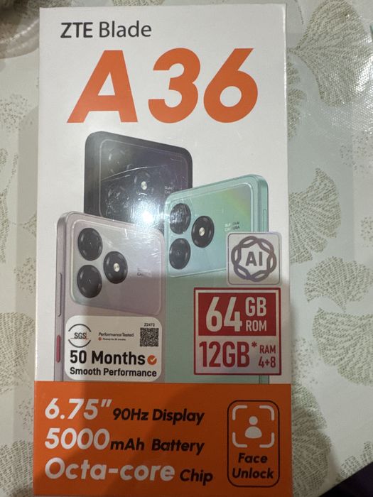 Продам телефон ZTE BlAde A36