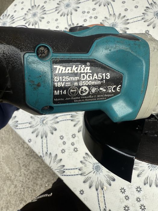 Акумулаторен ъглошлайф Makita DGA513Z ф 125 мм, 18 V