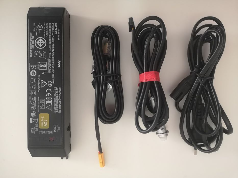 Sursa Led 12v Hafele 30w  cu senzor de prezenta, cablu led și cablu al