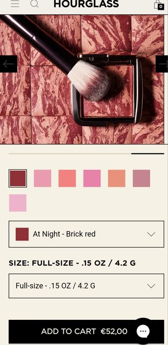 Hourglass руж и гланц нови