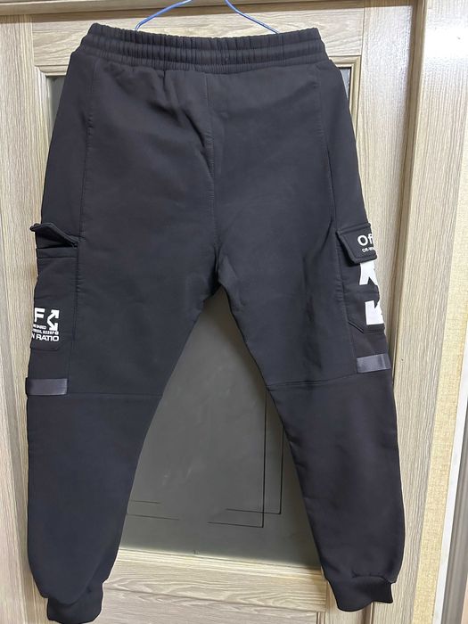 Off-White теплые джогеры мужские