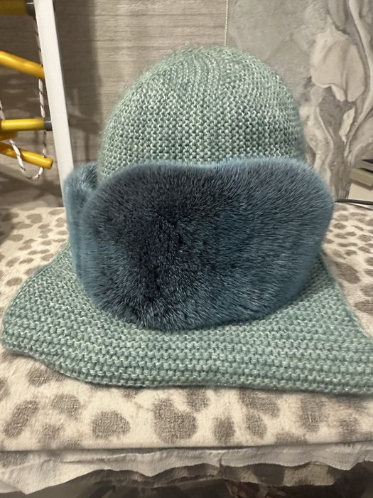 Шапка зимняя с норкой