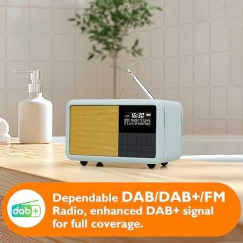 Ново малко DAB+ радио с Bluetooth и аларма – водоустойчиво, компактно