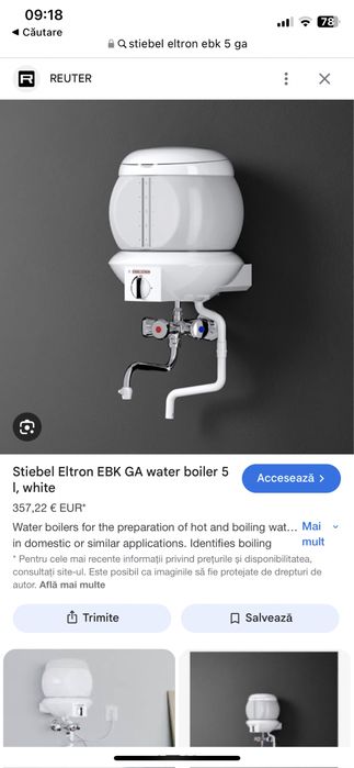 incalzitor boiler apa calda