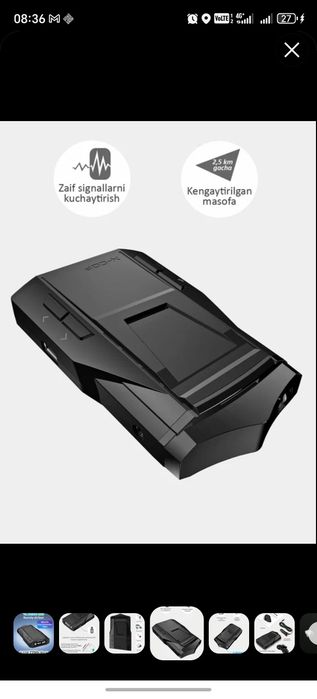Neoline X-COP 7700s Black antiradar, radar detektori, O'zbekiston uchu