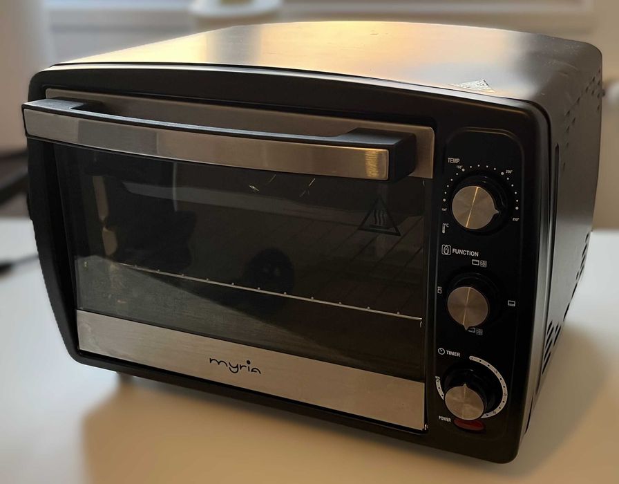 Cuptor electric cu convectie Myria MY4029, 20l, 1380W, negru-argintiu