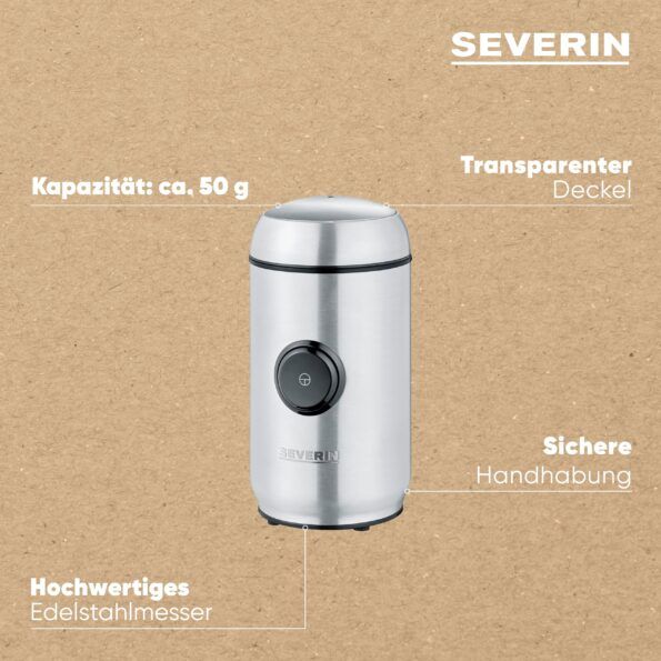 Severin KM 3879 Кафемелачка 150W 50g – като нов