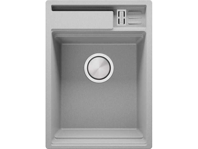 Кухненска Мивка от гранит модел Осло 40 Премиум 380 x 530 мм - сива