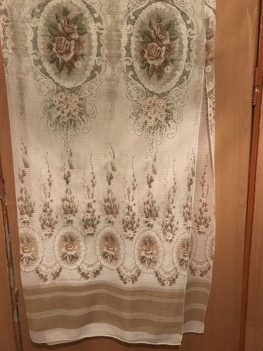 тюль с рисунком 2 вида