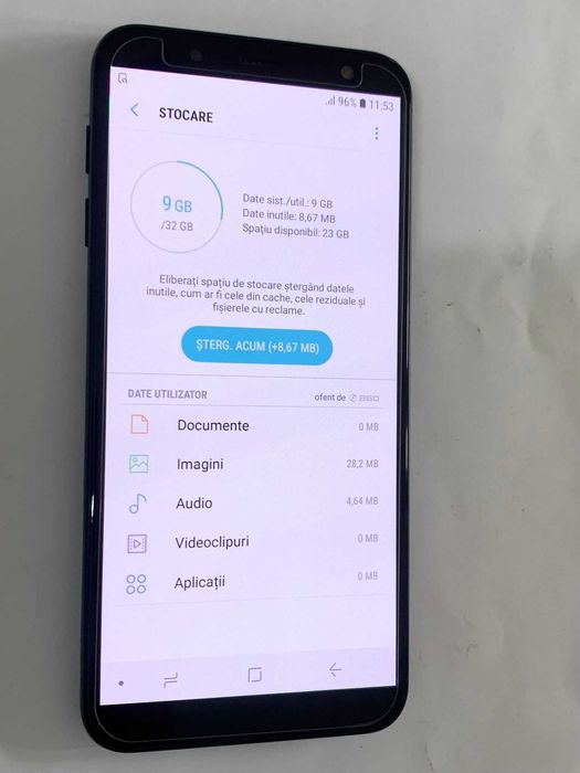 Samsung J6 dual sim cu amprenta si face id +card cadou